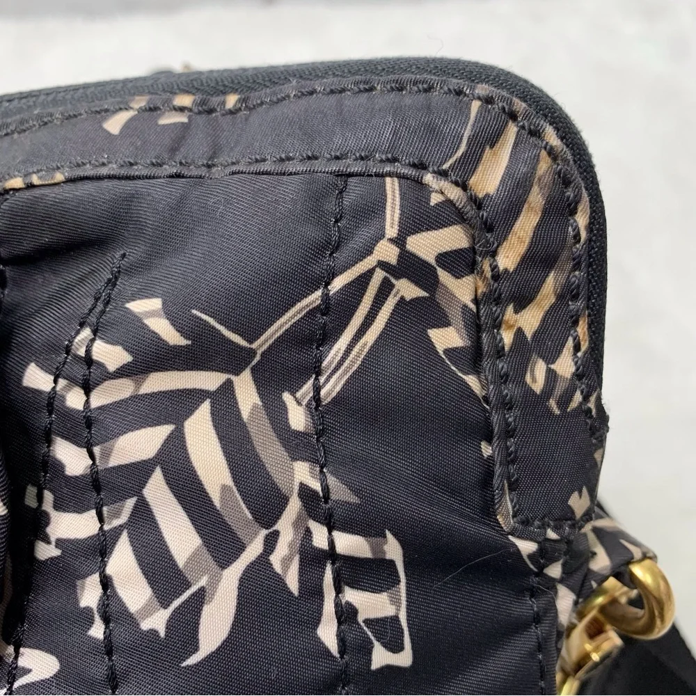 Marc by Marc Jacobs Women's Laptop Black/Cream Floral Messenger Bag